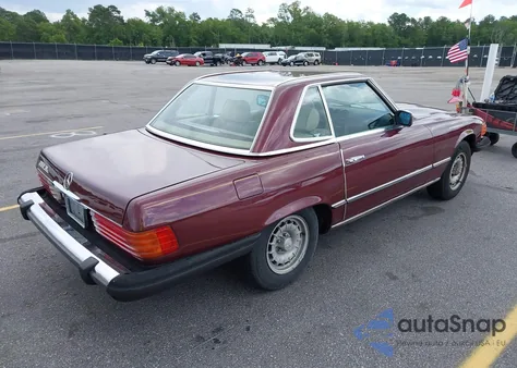 1985 Mercedes-Benz 380 Sl z USA, uszkodzony, nr VIN WDBBA45C0FA026342
